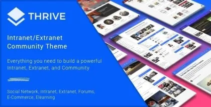 Thrive Intranet Community Theme 3.1.11 GPL Theme