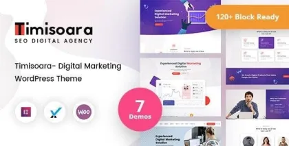 Timisoara Digital Marketing WordPress Theme + RTL 4.0.0 GPL Theme