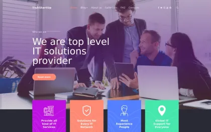 TishStartUp StartUp and Company WordPress Theme 1.0.0 GPL Theme