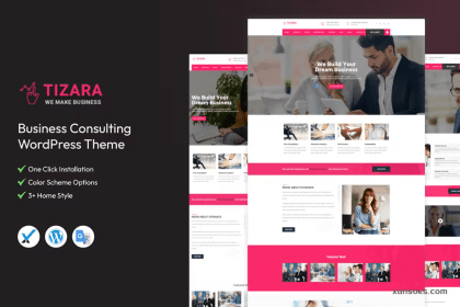 Tizara Business Consulting WordPress Theme 1.9 GPL Theme