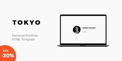 Tokyo Personal Portfolio WordPress Theme 1.9 GPL Theme