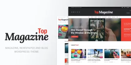 Top Magazine News WordPress Theme 1.2.2 GPL Theme