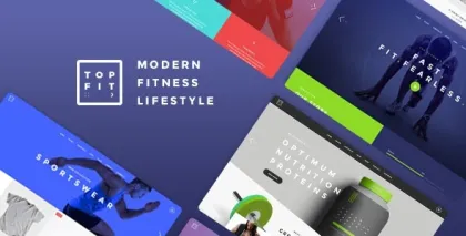 TopFit Fitness and Gym Theme 1.9 GPL Theme