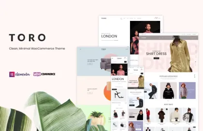 Toro Clean, Minimal WooCommerce Theme 1.2.2 GPL Theme