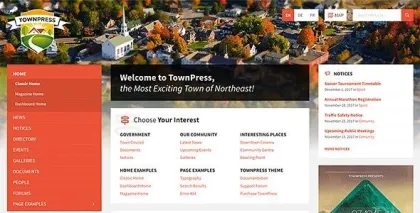 TownPress 3.8.8 GPL Theme