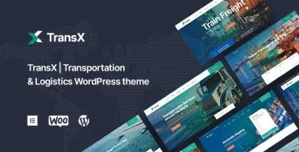 TransX | Transportation Logistics WordPress Theme 1.3 GPL Theme