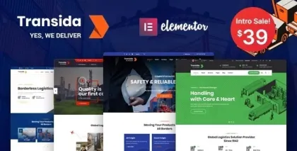 Transida Logistics WordPress Theme 1.3 GPL Theme