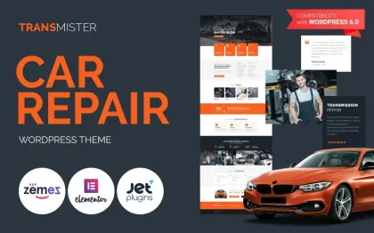 Transmitter Car Repair WordPress Theme 1.0.1 GPL Theme