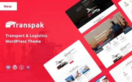 Transpak Transport and Logistics Responsive WordPress Theme 1.0.0 GPL Theme
