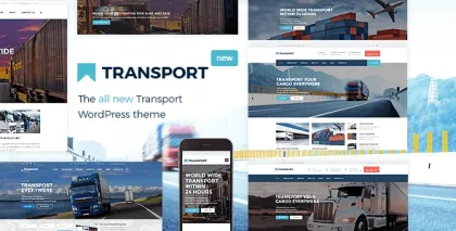 Transport WP Transportation Logistic Theme 3.2.1 GPL Theme