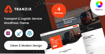 Tranzix- Logistics Transportation WordPress Theme + RTL 1.0.1 GPL Theme