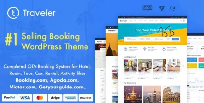 Travel Booking 3.1.0 GPL Theme