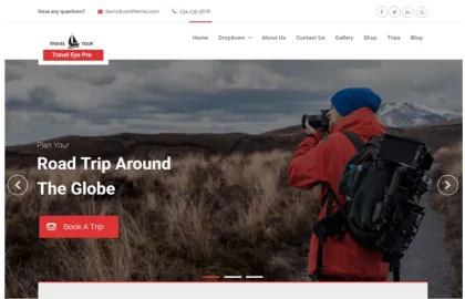 Travel Eye Pro 2.6.1 GPL Theme