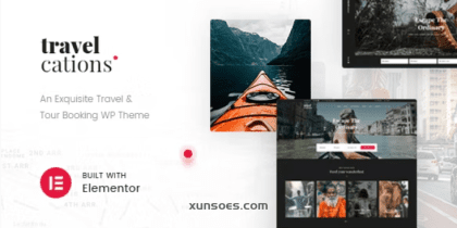 Travelcations Advanced Tour Elementor Theme 1.0.1 GPL Theme