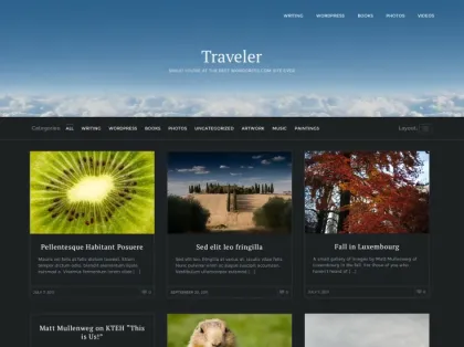 Traveler Theme 1.9.1 GPL Theme