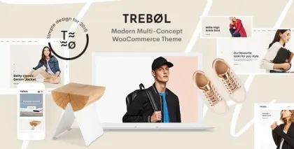 Trebol Minimal Modern Multi-Concept WooCommerce Theme 1.0.7 GPL Theme