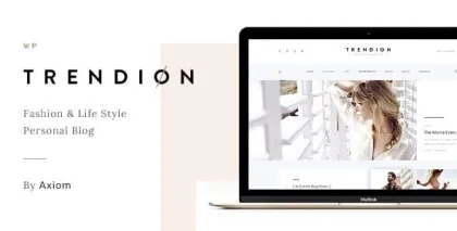 Trendion Lifestyle Blog and Magazine Theme 1.1.7 GPL Theme