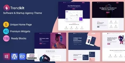 Trendkit Software Startup Agency Theme 1.4.0 GPL Theme