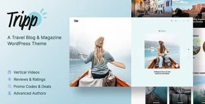 Tripp Travel Blog Magazine WordPress Theme 1.2.1 GPL Theme