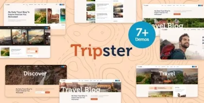 Tripster Travel Lifestyle WordPress Blog 1.0.5 GPL Theme