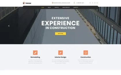 Trirum Construction Multipurpose Modern WordPress Elementor Theme WordPress Theme 1.0.0 GPL Theme