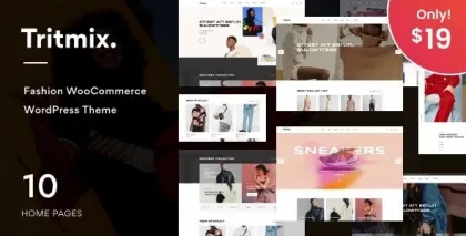 Tritmix Fashion Elementor WooCommerce Theme 1.1.0 GPL Theme