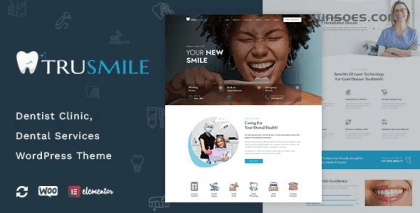 TruSmile Dentist WordPress Theme 1.0.1 GPL Theme