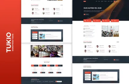 Tukio | Event Landing Page WordPress Theme 1.0.1 GPL Theme