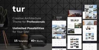 Tur Architecture WordPress Theme 1.1.2 GPL Theme