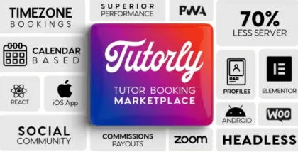 Tutorly | Booking Marketplace WordPress Theme 1.2 GPL Theme