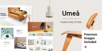 Umeå Furniture Store WordPress Theme 1.5 GPL Theme