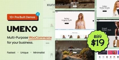 Umeno Multipurpose WooCommerce Theme 1.0.9 GPL Theme