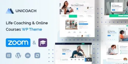 UniCoach Multipurpose UpSkill WordPress Theme 1.1.6 GPL Theme