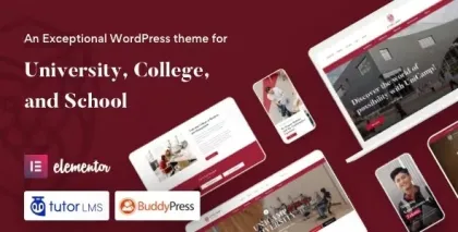 Unicamp University and College WordPress Theme 2.2.2 GPL Theme
