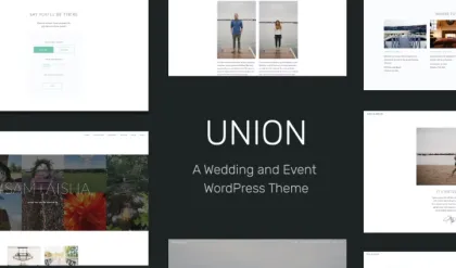 Union Wedding and Event WordPress Theme 2.0.1 GPL Theme