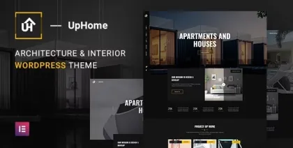 UpHome Modern Architecture WordPress Theme 2.3 GPL Theme