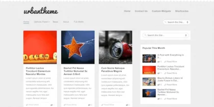 Urban Grid-Style Magazine WordPress Theme 1.1.0 GPL Theme