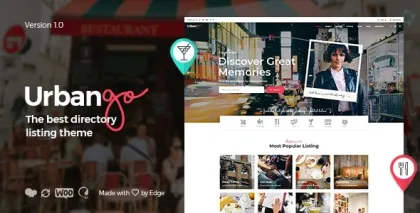 UrbanGo Directory and Listing Theme 1.5 GPL Theme