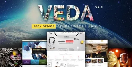 VEDA | Multi-Purpose Theme 3.8 GPL Theme
