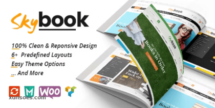 VG Skybook WooCommerce Theme For Book Store 2.2 GPL Theme