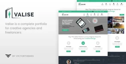 Valise Agency / Personal Portfolio Theme 3.2 GPL Theme