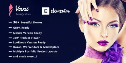 Vani | Cosmetic Beauty WooCommerce WordPress Theme 2.2.2 GPL Theme