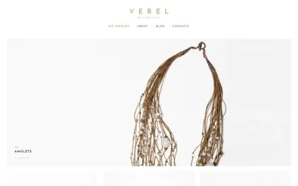 Verel Handmade Jewelry WordPress Theme 1.0.0 GPL Theme