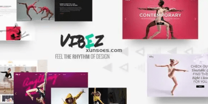 Vibez Dynamic Theme for Dance Studios and Instructors 1.9.0 GPL Theme