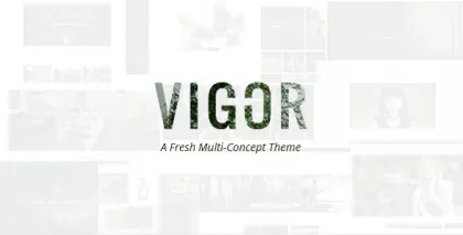 Vigor – Vintage WordPress Theme 3.3 GPL Theme
