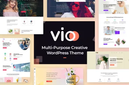 Vio Multi-purpose Creative WordPress Theme 1.0.1 GPL Theme