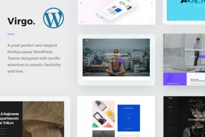 Virgo. Multipurpose WordPress Theme 1.1.1 GPL Theme