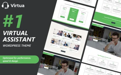 Virtua Virtual Assistant WordPress Theme 2.0.0 GPL Theme
