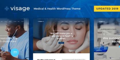 Visage  – Medical Health WordPress Theme 1.6 GPL Theme