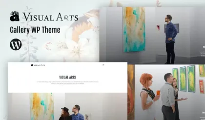 Visual Art | Gallery WordPress Theme 2.4 GPL Theme
